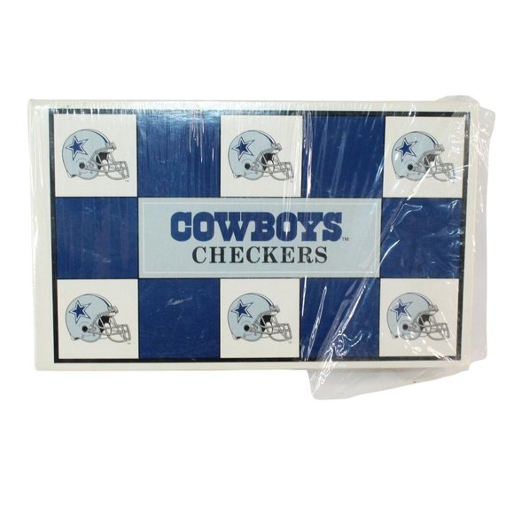 VTG Dallas Cowboys CHECKERS Board Game NFL Football Team VS San Francisco 1993 - Picture 2 of 7